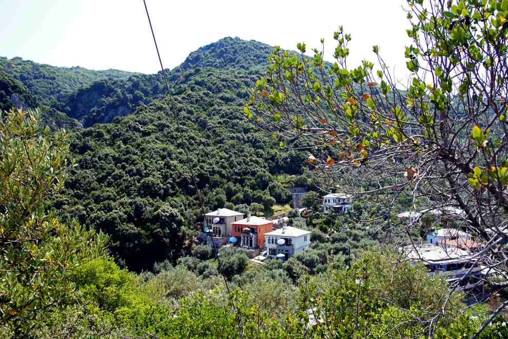 Damouchari - Blick auf die Palia Damouchari Apartments